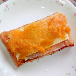 安納芋と生ハムチーズのトースト